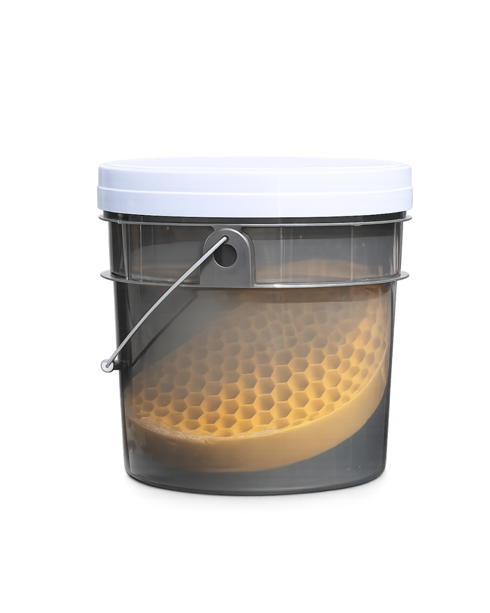 Detailbucket met deksel en vuilrooster - 15L