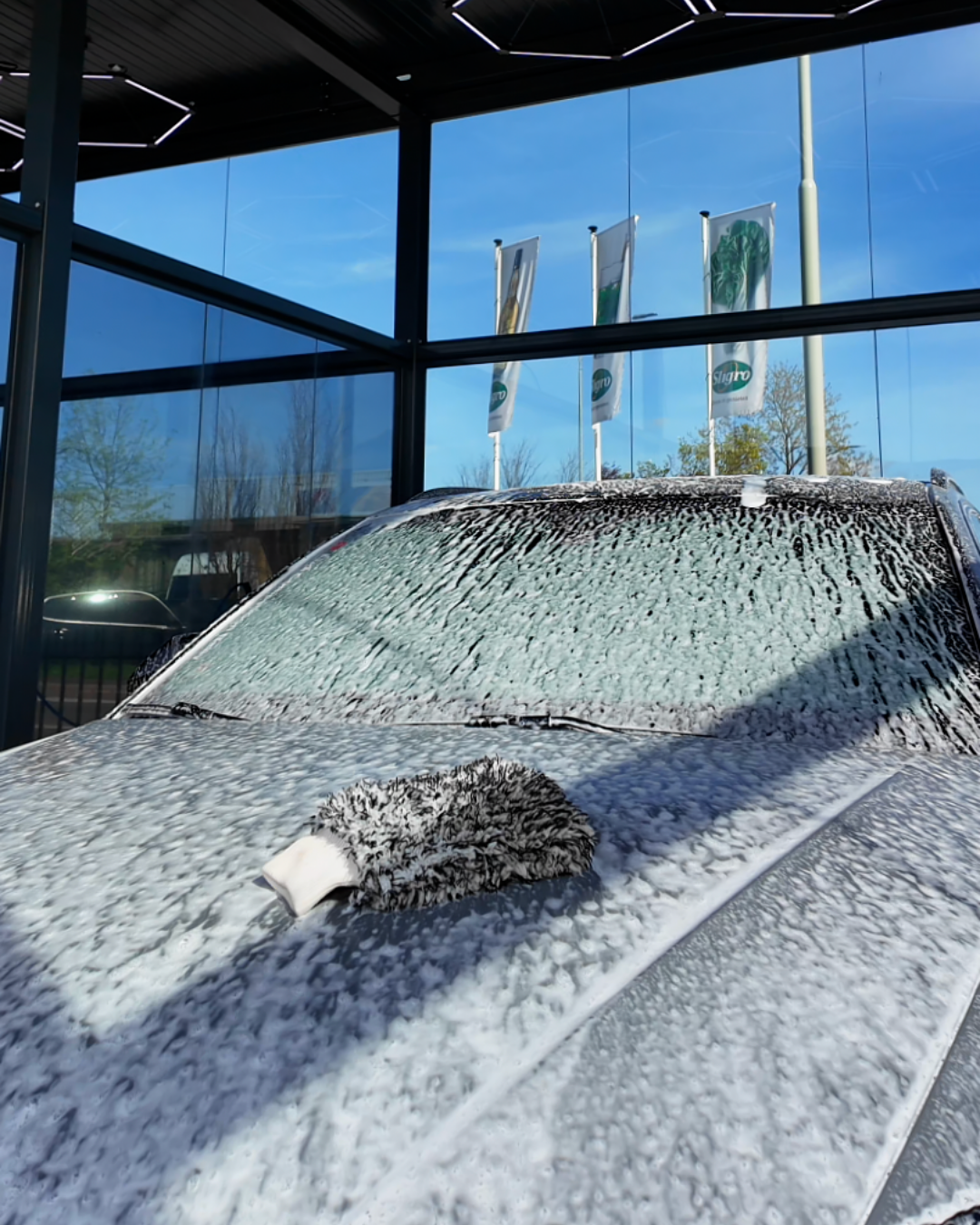 Microvezel washandschoen
