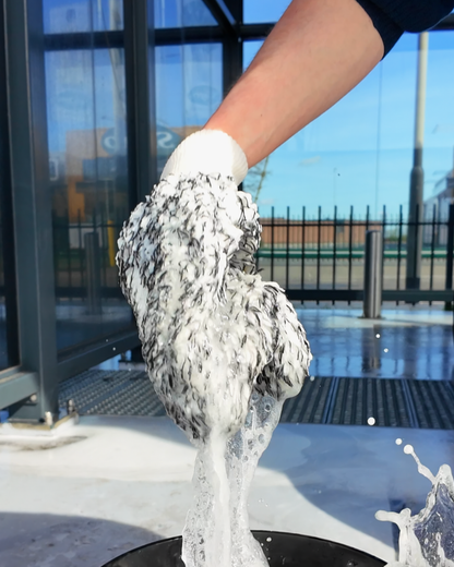 Microvezel washandschoen