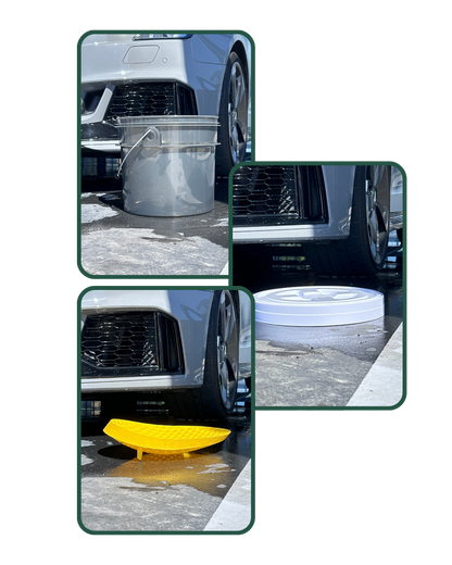 Detailbucket met deksel en vuilrooster - 15L