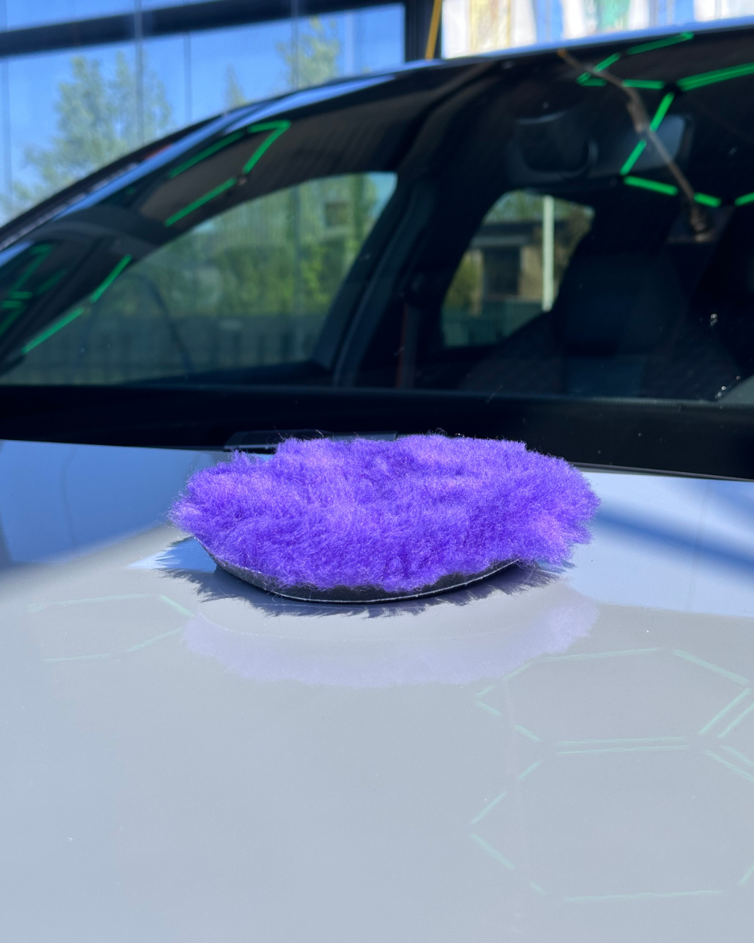 Heavy wool polijstpad - 5 inch